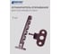 Ограничитель открывания окон KOMFORT москитные системы гребенка металлический коричневый комплект 1 шт ГРБ007К 2