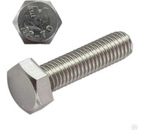 Болт с шестигранной головкой TOOLAS DIN 933 М 8 х 16 (нерж. сталь, А2), 20 шт. 7784