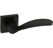 Ручка дверная на квадратной розетке HAUSKRAFTER OTS-006, чёрный OTS-006-Rose-Black
