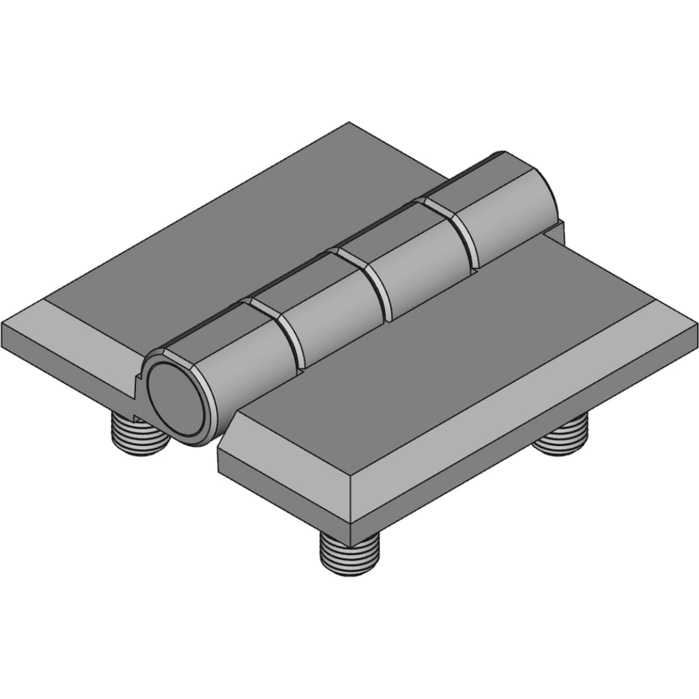 Накладная петля ТРИЗАМ ПН5050.1.2.1 (50х50 мм; металл; хром; 180 ...