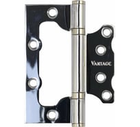 Петля без врезки Вантаж хром, 2 шт. 2BB-CP