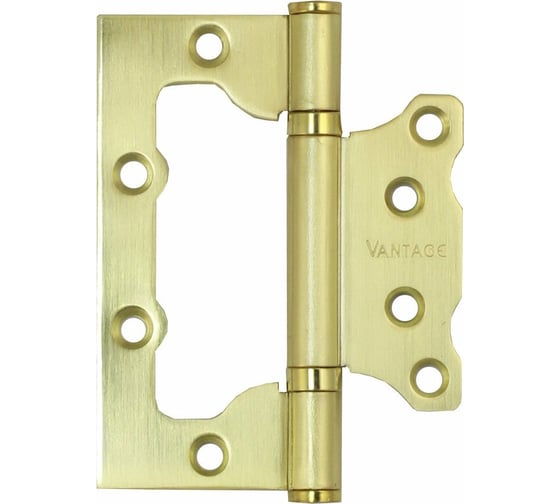 Петля без врезки Вантаж мат. золото, 2 шт. 2BB-SB 1