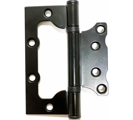 Петля без врезки Вантаж черный, 2 шт. 2BB-BL