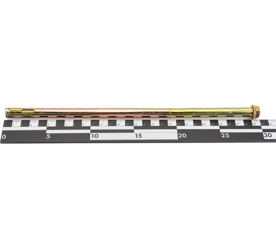 Анкерный болт с гайкой МЕТАЛЛСЕРВИС М12x300 30 шт. 1230398