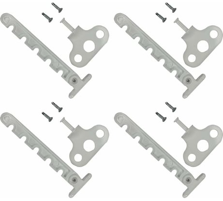 Оконный ограничитель для ПВХ Левша металлический, 4 шт. У1-56504.Б