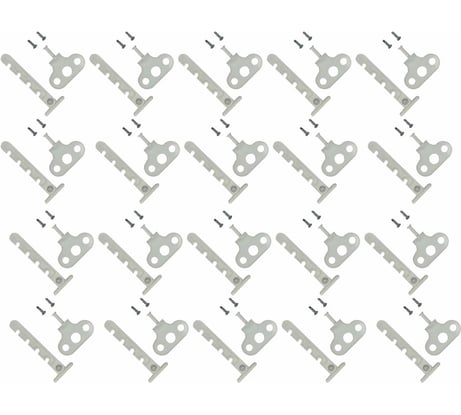 Оконный ограничитель для ПВХ Левша белый, 20 шт. У1-56420.Б