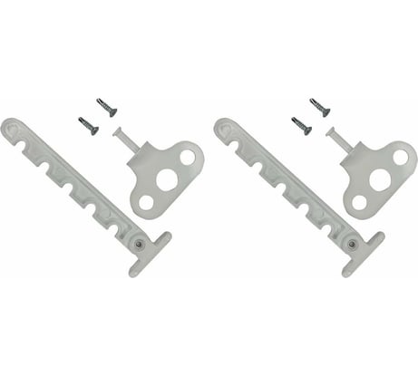 Оконный ограничитель для ПВХ Левша металлический, 2 шт. У1-56502.Б