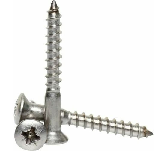 Шуруп ЦКИ DIN 7995 4x40 A2 200 шт. 74383