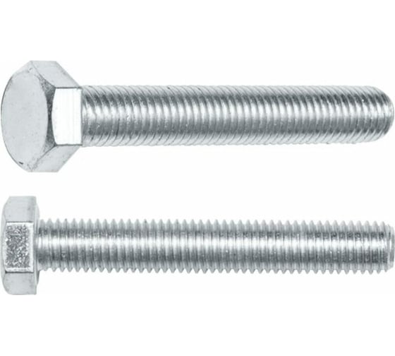 Болт шестигранный с полной резьбой ARNO INDUSTRIES М30х90 25 кг DIN 933 оцинкованная сталь для крепления конструкций A01003009032507-25