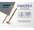 Саморез конструкционный ARNO INDUSTRIES 8х280 50 шт. желтое цинковое покрытие для крепления деревянных конструкций потайная головка шлиц Torx AB9108028064007 AB9108028064007-50 2