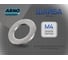 Шайба плоская ARNO INDUSTRIES М4 1000 шт.. DIN 125 нержавеющая сталь А2-70 для распределения нагрузки под болт и гайку A45100040093D07-1000 2