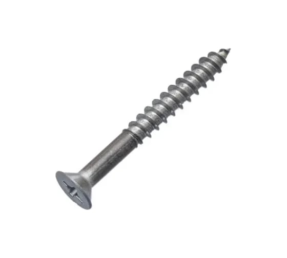 Шуруп ARNO INDUSTRIES 6х80 с потайной головкой 20кг ГОСТ 1145 оцинкованное покрытие для крепления деревянных конструкций ABU006008032005-20