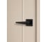 Ручка дверная HAUSKRAFTER на квадратной розетке OTS-005, чёрный OTS-005-Rose-Black 2