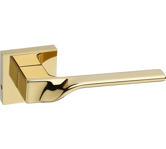 Ручка HAUSKRAFTER на квадратной розетке,с замком-защелкой OTS-002, золото OTS-002-Small-Gold