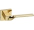 Ручка HAUSKRAFTER на квадратной розетке,с замком-защелкой OTS-002, золото OTS-002-Small-Gold 1