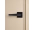 Ручка HAUSKRAFTER на квадратной розетке,с замком-защелкой OTS-005, чёрный OTS-005-Small-Black 2