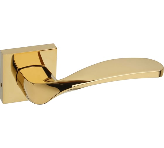 Ручка HAUSKRAFTER на квадратной розетке,с замком-защелкой OTS-006, золото OTS-006-Small-Gold