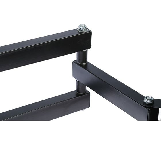 Наклонно-поворотный кронштейн для ТВ LUAZON KrON-58 14-55", 40-380 мм от стены, черный 3937404