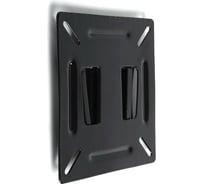 Фиксированный кронштейн для ТВ LUAZON KrON-66 10-26", 10 мм от стены, черный 2810450