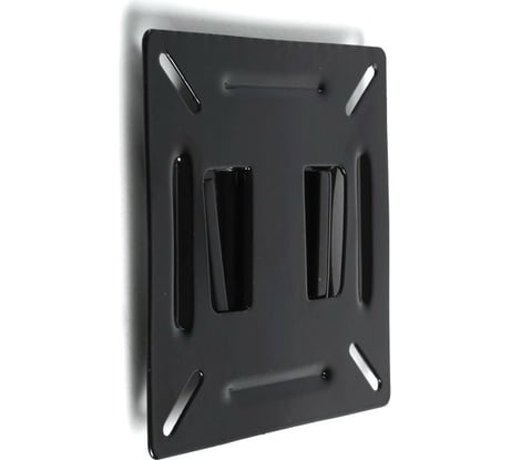 Фиксированный кронштейн для ТВ LUAZON KrON-66 10-26", 10 мм от стены, черный 2810450