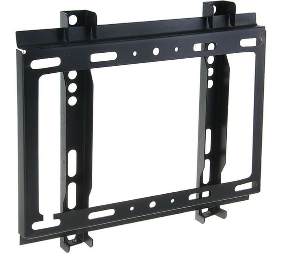 Фиксированный кронштейн для ТВ LUAZON KrON-68 14-42", 25 мм от стены, черный 1215477