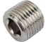 Коническая пробка ЦКИ DIN 906, R 1/8", A2, 50 шт. 72786 2