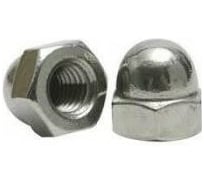 Колпачковая гайка ЦКИ DIN 1587, М10, A4, SW 17, 100 шт. 72185