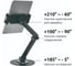 Подставка UNITEKI ST160BTAB на стол, диагональ 4,7–12,9 30160 9