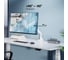 Кронштейн UNITEKI FMGT201WRD PRO LINE для монитора со струбциной системы газ лифт, поддерживающий большую нагрузку, диагональ 22-57 + адаптеры VESA 1421 8