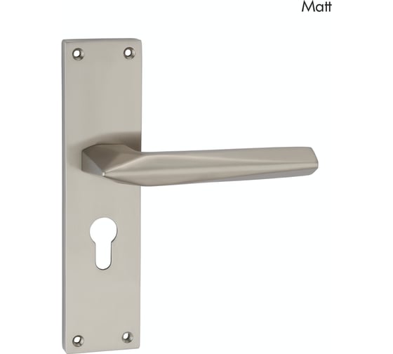 Ручка на планке HAUSKRAFTER 1948, хром матовый O-1948-8Plate-Matt O-1948-8"Plate-Matt