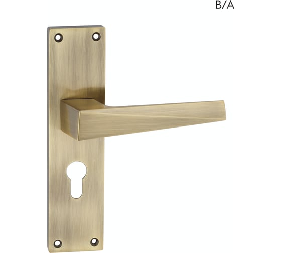 Ручка на планке HAUSKRAFTER 1937, бронза O-1937-8Plate-BA O-1937-8"Plate-BA
