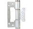 Петля карточная с доводчиком Doorlock H60/HYD/AL Silver серебристая, без врезки, комплект из 2 шт., 2 скорости закрывания, ФОП фиксация в открыт 74090 3