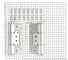 Петля карточная с доводчиком Doorlock H60/HYD/AL Silver серебристая, без врезки, комплект из 2 шт., 2 скорости закрывания, ФОП фиксация в открыт 74090 4