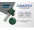 Саморез кровельный ARNO INDUSTRIES 4,8х50/51 150 шт. для крепления кровельных материалов цвет RAL6026 опаловый зеленый AB530480516P207 AB530480516P207-150 2