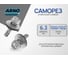 Саморез кровельный ARNO INDUSTRIES 6,3х100/102 100 шт. оцинкованный для крепления кровельных материалов с шайбой ST AB5106310032A98 AB5106310032A98-100 2