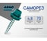 Саморез кровельный ARNO INDUSTRIES 4,8х70 мм 100 шт. для крепления кровельных материалов RAL5021 морская волна AB530480705K807 AB530480705K807-100 2