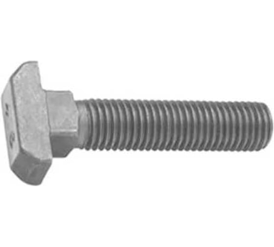 Болт ЦКИ Глобал DIN 186B M10x55, с гайкой, класс прочности 4.6, без покрытия, 5 шт 99145837