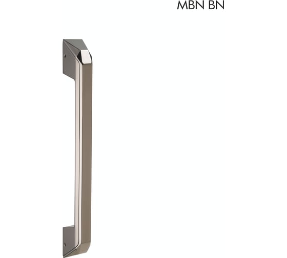 Дверная ручка-скоба HAUSKRAFTER 1844 300мм, графит/черный никель O-1844-300-MBN/BN