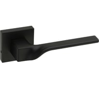 Ручка дверная на квадратной розетке HAUSKRAFTER OTS-002, чёрный OTS-002-Rose-Black