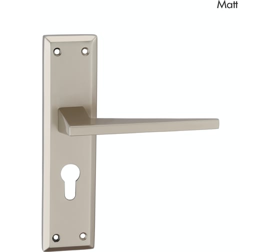 Ручка на планке HAUSKRAFTER 1943, хром матовый O-1943-8Plate-Matt O-1943-8"Plate-Matt