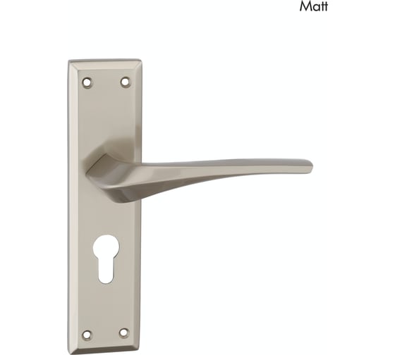 Ручка на планке HAUSKRAFTER 1945, хром матовый O-1945-8Plate-Matt O-1945-8"Plate-Matt