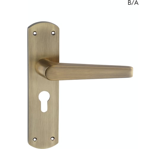 Ручка на планке HAUSKRAFTER 1936, бронза O-1936-8Plate-BA O-1936-8"Plate-BA