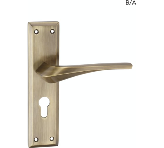 Ручка на планке HAUSKRAFTER 1945, бронза O-1945-8Plate-BA O-1945-8"Plate-BA