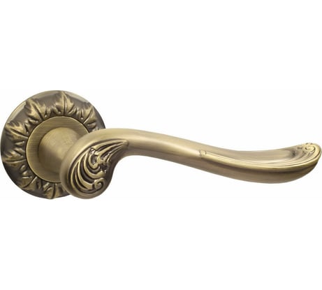 Ручка дверная ЦАМ матовая бронза Вантаж V61M