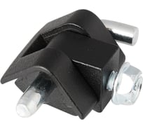 Угловая петля ТРИЗАМ (под толщину металла 1,5-2 мм; черная; металл; штырь 22) TRZ0015