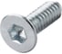Винт ЦКИ Глобал ISO10642 DIN7991 М 2.5х12-12 A2-070 HEX1,5 25 шт 99184183 1