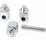 Петля шарнирная замок.su боковая 303 М8, стальная, шарнир 12мм 180 под гайку М8 - 4 шт. 0569 C.4 3