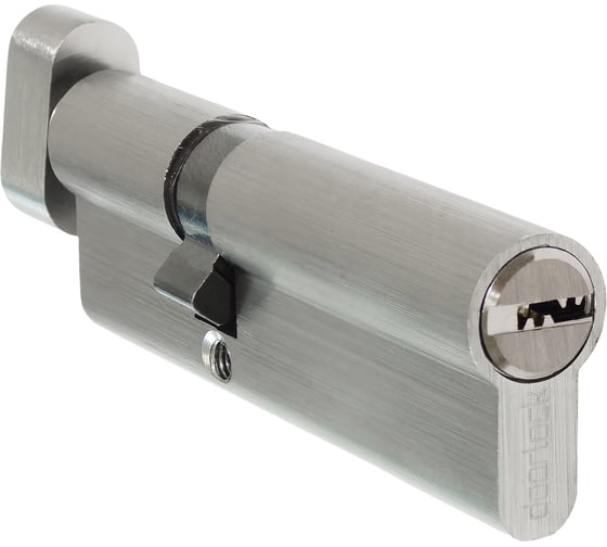 Цилиндр V Doorlock K2300AB N серия Variant, никелированный, 35xK65мм, кл/пов. кнопка, 5 перф.ключей 79104