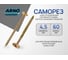 Саморез конструкционный ARNO INDUSTRIES 4,5х60 250 шт. желтое цинковое покрытие для крепления деревянных конструкций потайная головка шлиц Torx 25 AB9104506063005 AB9104506063005-250 2
