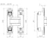 Петля скрытой установки Armadillo U3D7002 SC мат. хром TECH (2 шт) 61099 2